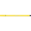 Fasermaler Pen 68 1mm Rundspitze zitronengelb Stabilo 68/24 Produktbild Additional View 1 S