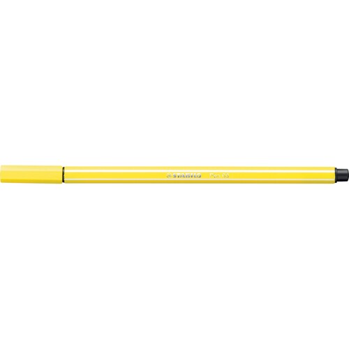 Fasermaler Pen 68 1mm Rundspitze zitronengelb Stabilo 68/24 Produktbild Additional View 1 L