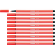 Fasermaler Pen 68 1mm Rundspitze hellrot Stabilo 68/40 Produktbild Additional View 3 S