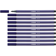 Fasermaler Pen 68 1mm Rundspitze preußischblau Stabilo 68/22 Produktbild Additional View 3 S