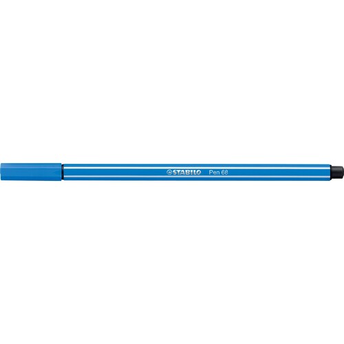 Fasermaler Pen 68 1mm Rundspitze dunkelblau Stabilo 68/41 Produktbild Additional View 1 L