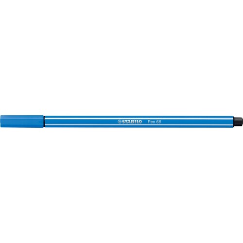 Fasermaler Pen 68 1mm Rundspitze dunkelblau Stabilo 68/41 Produktbild Additional View 1 L