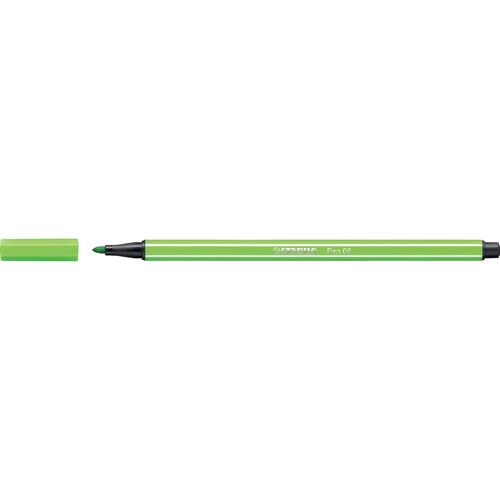 Fasermaler Pen 68 1mm Rundspitze hellgrün Stabilo 68/33 Produktbild