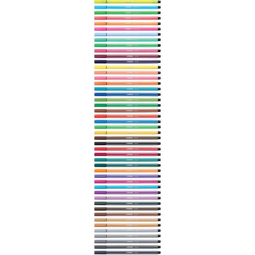 Fasermaler Pen 68 1mm Rundspitze rosarot Stabilo 68/56 Produktbild Additional View 4 L