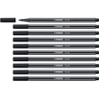 Fasermaler Pen 68 1mm Rundspitze schwarz Stabilo 68/46 Produktbild Additional View 3 S