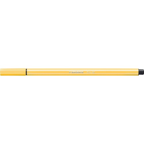 Fasermaler Pen 68 1mm Rundspitze gelb Stabilo 68/44 Produktbild Additional View 1 L