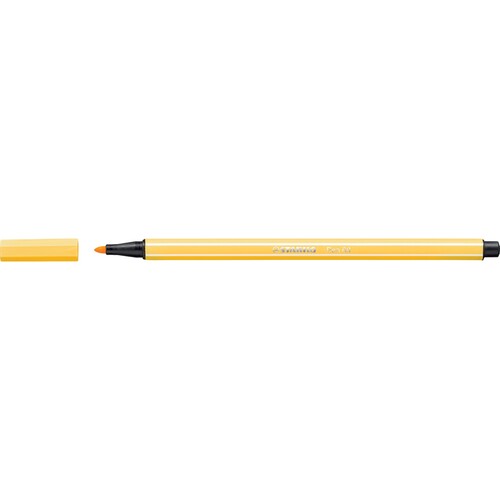 Fasermaler Pen 68 1mm Rundspitze gelb Stabilo 68/44 Produktbild