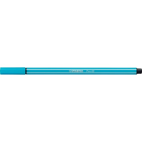 Fasermaler Pen 68 1mm Rundspitze hellblau Stabilo 68/31 Produktbild Additional View 1 L