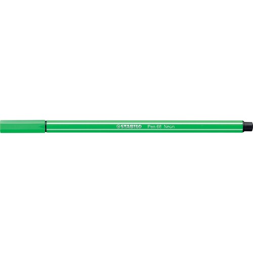 Fasermaler Pen 68 1mm Rundspitze neongrün Stabilo 68/033 Produktbild Additional View 1 L