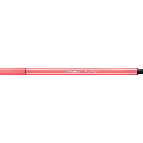Fasermaler Pen 68 1mm Rundspitze neonrot Stabilo 68/040 Produktbild Additional View 1 L
