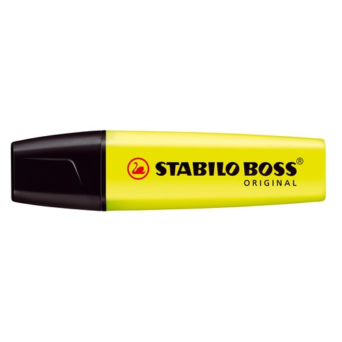 Textmarker Boss Original 70 2-5mm Keilspitze gelb Stabilo 70/24 Produktbild Additional View 2 L