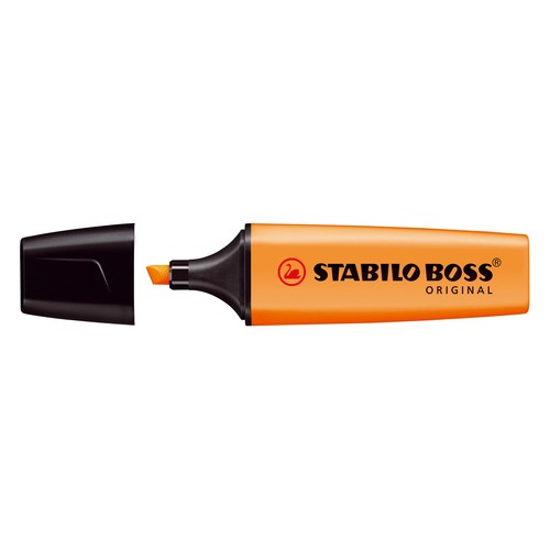 Textmarker Boss Original 70 2-5mm Keilspitze orange Stabilo 70/54 Produktbild Additional View 1 L