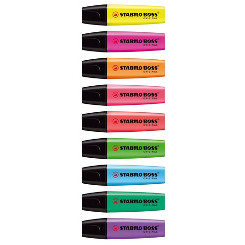 Textmarker Boss Original 70 2-5mm Keilspitze lavendel Stabilo 70/55 Produktbild Additional View 2 L