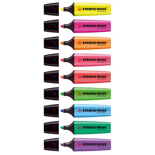 Textmarker Boss Original 70 2-5mm Keilspitze lavendel Stabilo 70/55 Produktbild Additional View 3 L