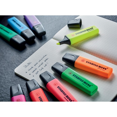 Textmarker Boss Original 70 2-5mm Keilspitze lavendel Stabilo 70/55 Produktbild Additional View 6 L