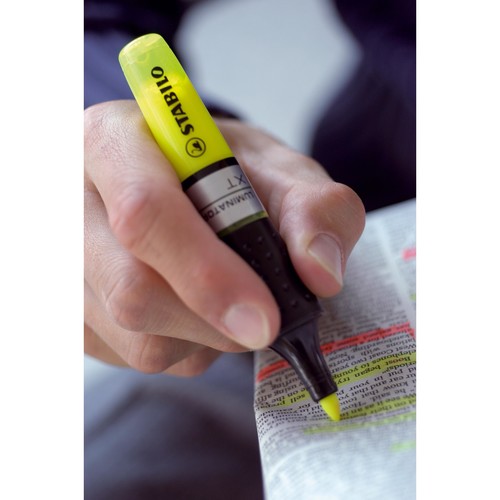 Textmarker Luminator 71 2-5mm Keilspitze gelb Stabilo 71/24 Produktbild Additional View 2 L
