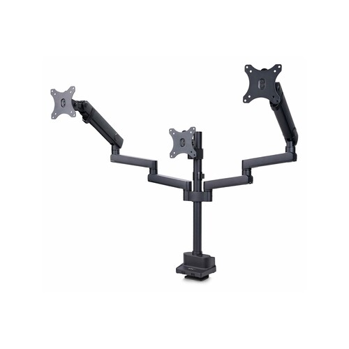 StarTech.com Triple Monitor Desk Mount For Up To Three 27in Screens, VESA 75x75/100x100, Tool-Less A Produktbild