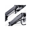 StarTech.com Crossbar Triple Monitor Desk Mount, VESA 75x75/100x100 - Befestigungskit - einstellbare Produktbild Additional View 1 S