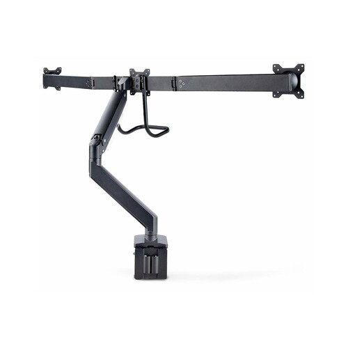 StarTech.com Crossbar Triple Monitor Desk Mount, VESA 75x75/100x100 - Befestigungskit - einstellbare Produktbild Additional View 3 L