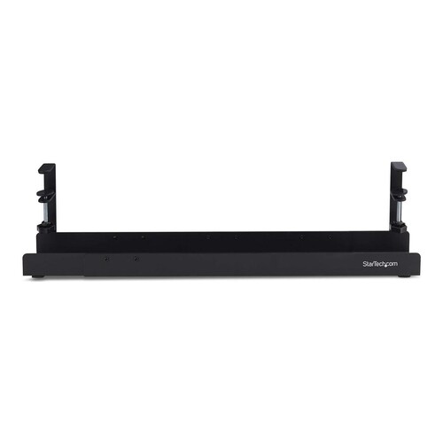 StarTech.com Under Desk Cable Management Tray, Clamp-on Installation Produktbild Front View L