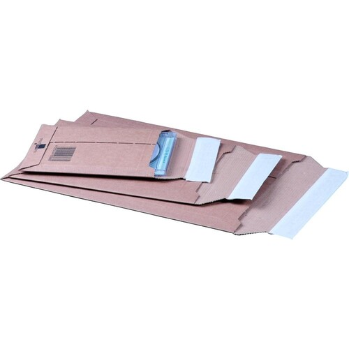 Wellpappe Versandtasche 145x190x-25 mm / braun Produktbild Additional View 3 L