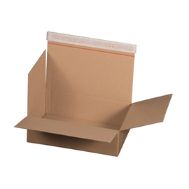 Automatikbodenkarton 1-wellig braun 300x210x85 mm / FEFCO 0201 / 1.30B Produktbild