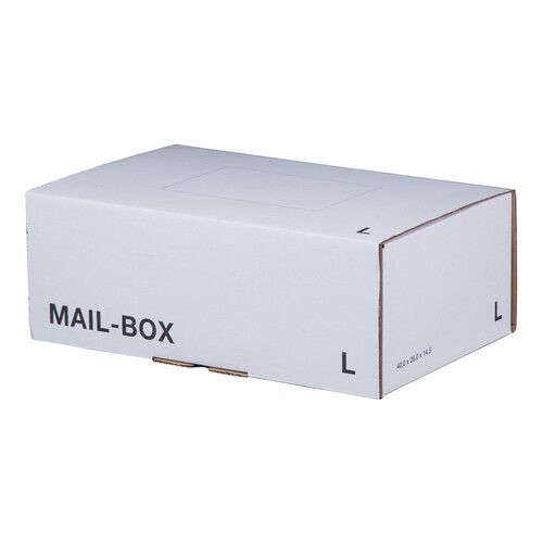 Mail-Box L weiß 395x248x141 mm / 1.20B Produktbild