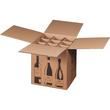 Wein-Versandkarton für 9 Fl. 316x305x368 mm / braun Produktbild Additional View 2 S
