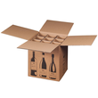 Wein-Versandkarton für 9 Fl. 316x305x368 mm / braun Produktbild
