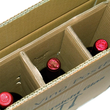 Wein-Versandkarton für 3 Fl. 305x108x368 mm / braun Produktbild Additional View 2 S