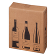 Wein-Versandkarton für 3 Fl. 305x108x368 mm / braun Produktbild Additional View 3 S