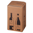 Wein-Versandkarton für 4 Fl. 212x204x368 mm / braun Produktbild Additional View 2 S