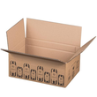 Versandkarton für 24 Getränkedosen 410x275x170 mm / braun Produktbild