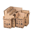 Bierversandkarton für 6 Fl. 255x175x294 mm / braun Produktbild