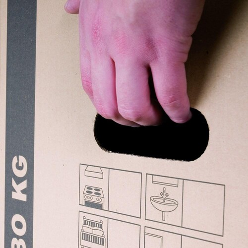 CARGO-BOX Plus X 660x350x360 mm / braun Produktbild Additional View 3 L