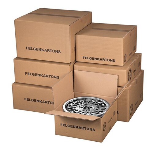 Felgenversandkarton 15 Zoll braun 420x420x215 mm / 2.40BC Produktbild Additional View 1 L