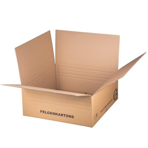 Felgenversandkarton 20-22 Zoll 725x725x300 mm / braun Produktbild
