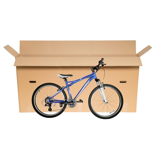 Fahrradkarton 1580x185x755 mm braun Produktbild Front View L