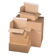 Automatikbodenkarton 1-wellig braun 289x160x270 mm / FEFCO 0201 / 1.20B Produktbild