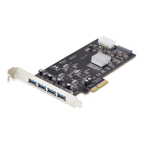 StarTech.com 4-Port USB-A PCIe Card, USB 3.2 5Gbps, 4x USB Controllers Produktbild