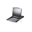 ATEN Slideaway CL5800N - KVM-Konsole - PS/2, USB - Deutsch - 48.3 cm (19") Produktbild