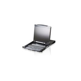 ATEN Slideaway CL5800N - KVM-Konsole - PS/2, USB - Deutsch - 48.3 cm (19") Produktbild