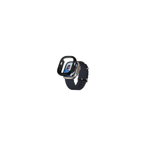 PanzerGlass Snappie - Black Edition - Stoßstange für Smartwatch - Vollkörper, massiv - Polyethylente Produktbild Front View L