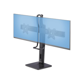 StarTech.com Crossbar Dual Monitor Desk Stand, Double 27inch Screens/VESA - Aufstellung - für 2 Moni Produktbild