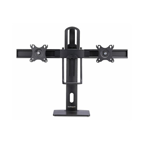 StarTech.com Crossbar Dual Monitor Desk Stand, Double 27inch Screens/VESA - Aufstellung - für 2 Moni Produktbild Additional View 3 L