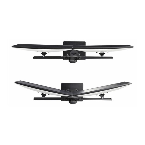 StarTech.com Crossbar Dual Monitor Desk Stand, Double 27inch Screens/VESA - Aufstellung - für 2 Moni Produktbild Additional View 4 L