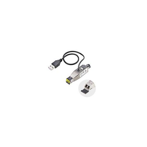 StarTech.com Gigabit Fiber to RJ45 Ethernet Media Converter, Micro Mini Produktbild Front View L
