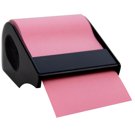 Haftnotizen Rolle 60mm x 10m im Abroller recycling pink nachfüllbar RNK CT1831 Produktbild
