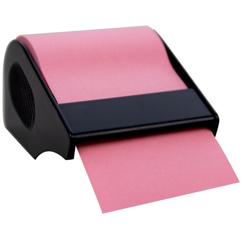 Haftnotizen Rolle 60mm x 10m im Abroller recycling pink nachfüllbar RNK CT1831 Produktbild