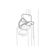 Ergotron Befestigungskit (Sicherheitsklammer, Schloss mit Kabel, 2 Schlüssel, Befestigungsmaterialie Produktbild
